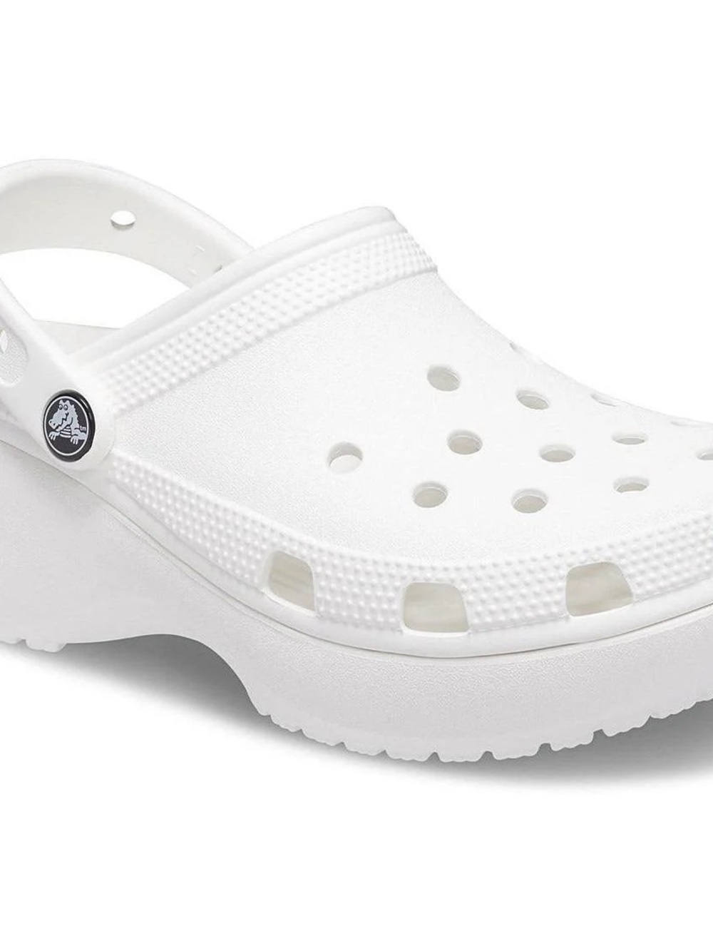 CROCS Classic Platform Clog in White